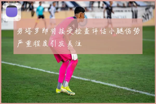 劳塔罗即将接受检查评估小腿伤势严重程度引发关注
