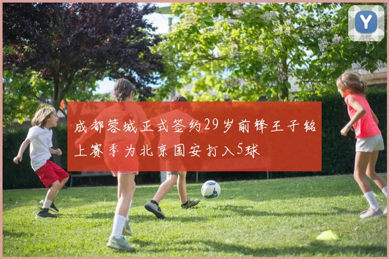 成都蓉城正式签约29岁前锋王子铭上赛季为北京国安打入5球